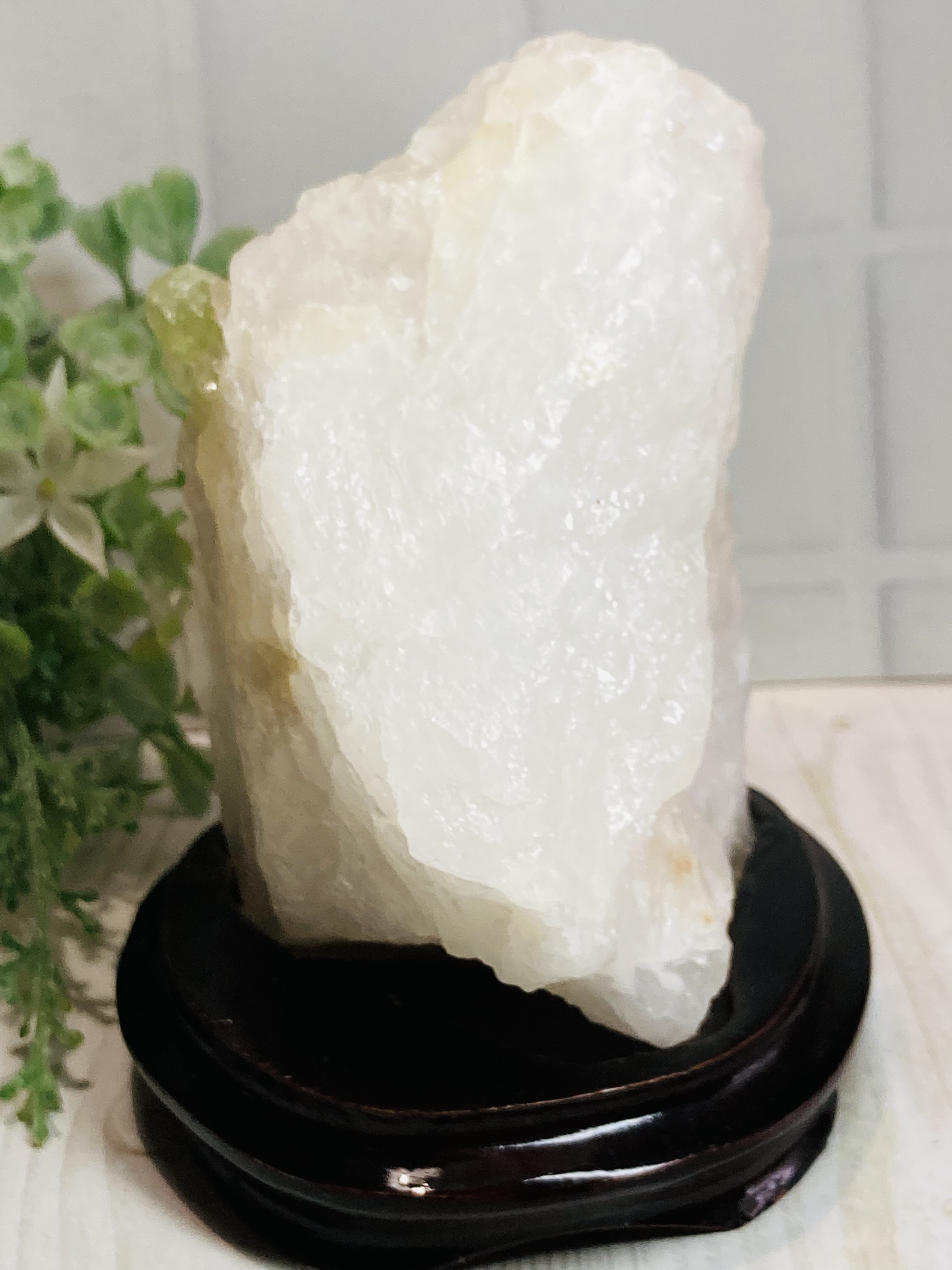 グラデーション ピンク グリーン トルマリン ラフストーン 原石 置物