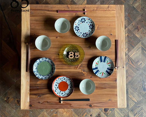 ウォールナット　一年中使えるローテーブル、コタツ こたつ 120cm幅 長方形 120×80 ウォールナット材 なぐり加工