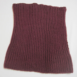 ウール100％　スヌード♪手編みC030　やっぱりウールは肌触りが良く暖かい！ 15枚目の画像