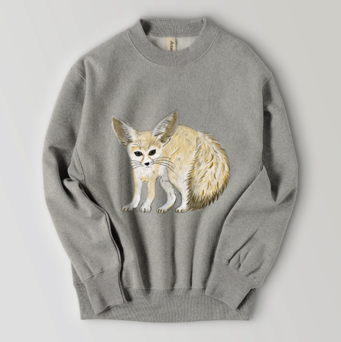 星の王子さま　キツネ　フェネック　トレーナー　スウェット　メンズ　あったか　裏起毛　ユニセックス 7,154円