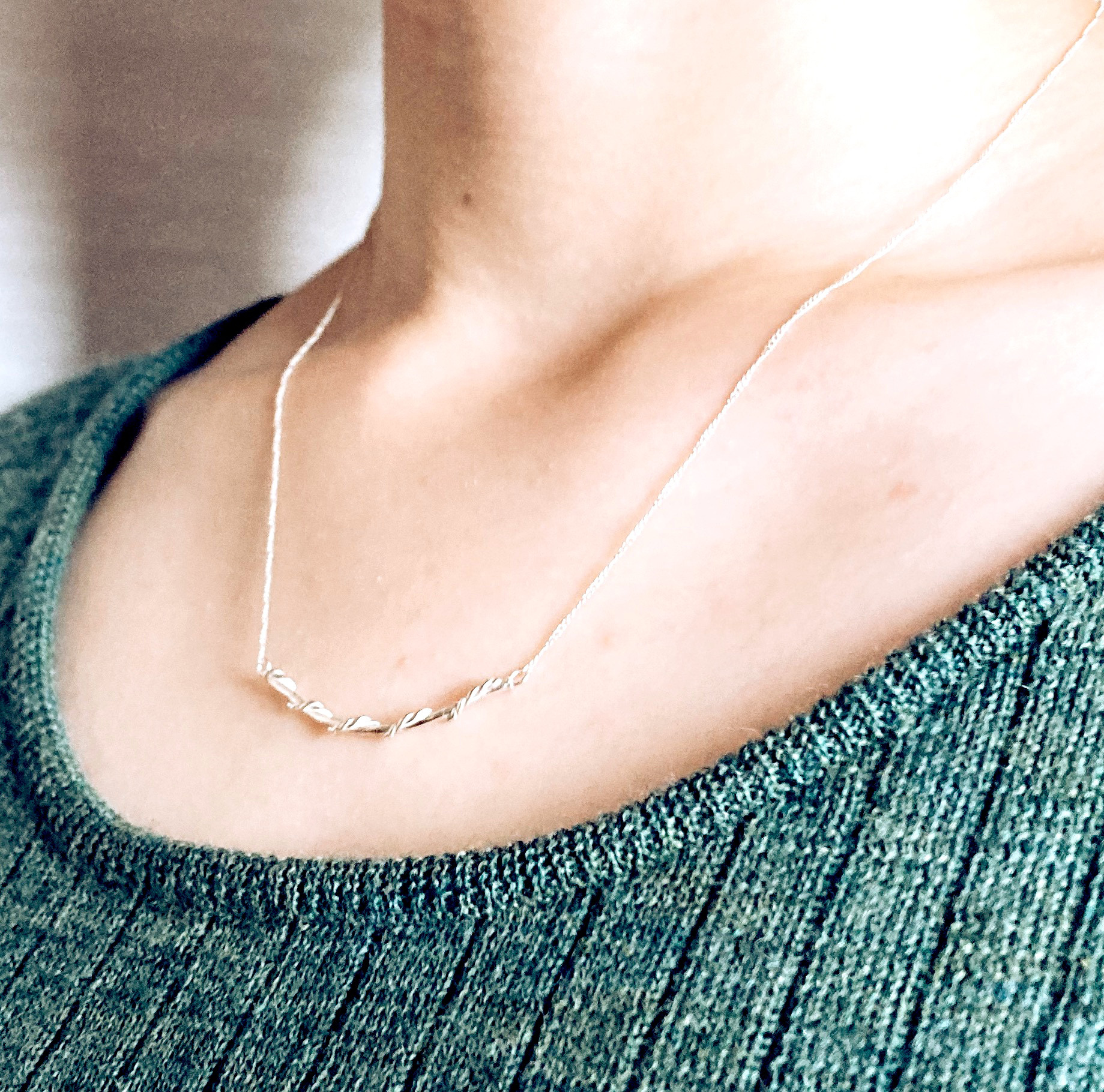 screw necklace【silver925】シンプル　華奢　シルバー　シルバー925