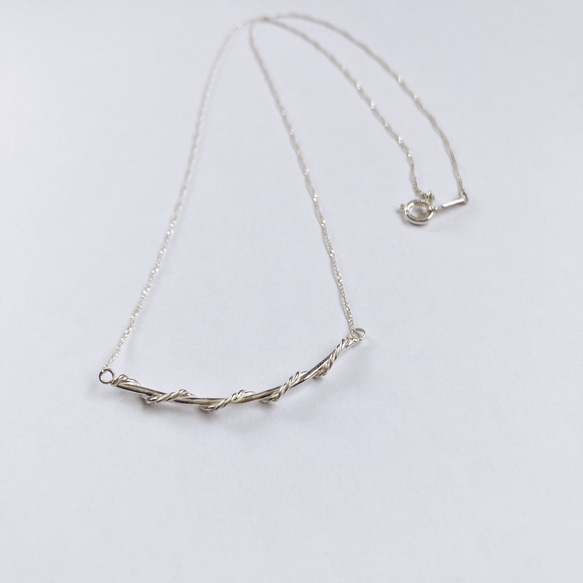 screw necklace【silver925】シンプル　華奢　シルバー　シルバー925 6枚目の画像