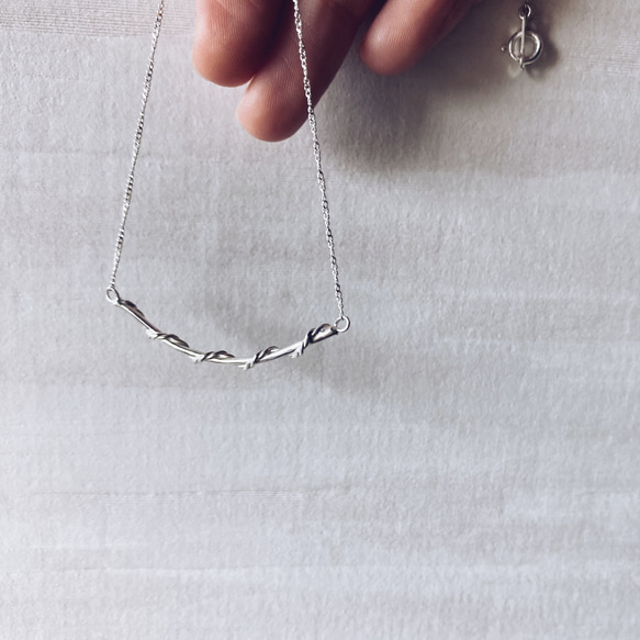 screw necklace【silver925】シンプル　華奢　シルバー　シルバー925 15枚目の画像