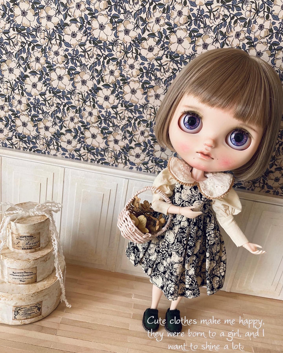 ミニチュア ドールハウス 背景ボード 壁 床 カスタムブライス 家具