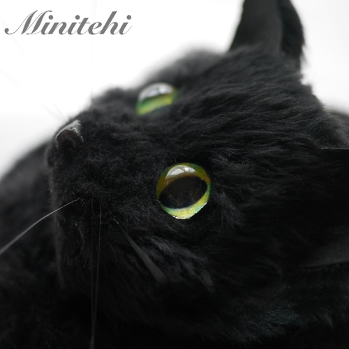 ぬいぐるみみたいな 黒猫マフラー ストール リアル 黒ねこ 猫雑貨 猫