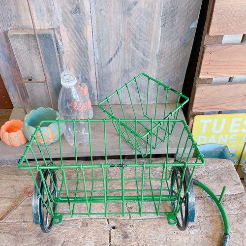 ラスト！グリーン系！かっこいい自転車【インテリア雑貨ジャンク