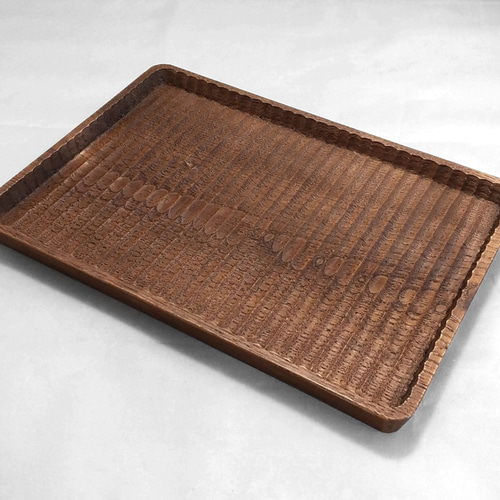 ご予約商品】入隅 我谷盆 栗 30×30×2.5cm ナチュラル お盆
