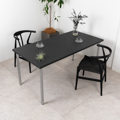 サイズが選べる」モールテックスダイニングテーブル（シルバー