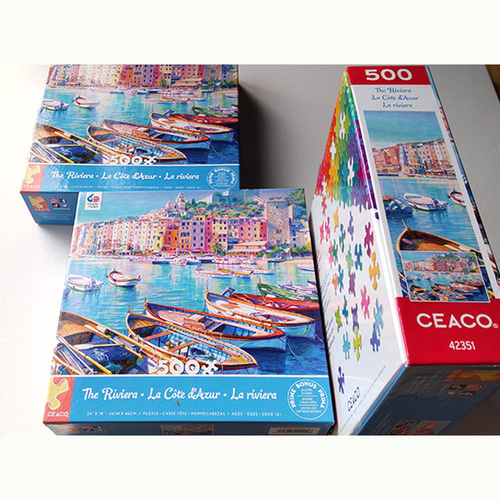 額480mmイタリアで版画化☆リヴィエラ ヨーロッパ ポルトヴェーネレ