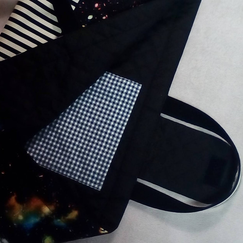 専用ページ　オーダー制作　男の子　No.6 宇宙柄　黒色　ピアニカケース 宇宙柄＋黒×生成りストライプ ピアニカケース 鍵盤ハーモニカケース