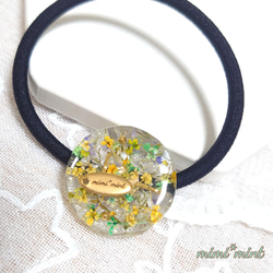 No.2405ハンドメイド　ヘアゴム　レジン ドライフラワー 2a611afbcc76cb9723d0ada3076fc5