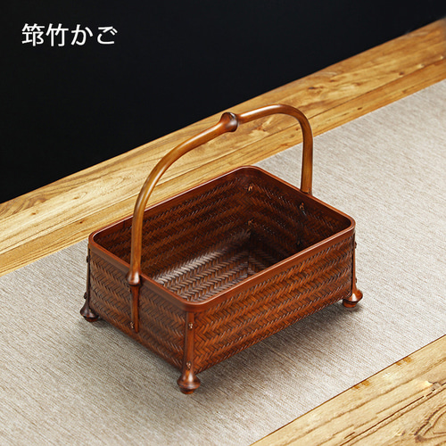 古民具手編み籠大と小セット （カゴ | 旅するレトロ雑貨店