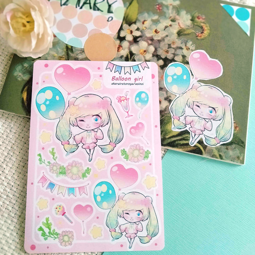 Fairylady ゆめかわ工房 人物ステッカー コラージュ素材 まとめ売り