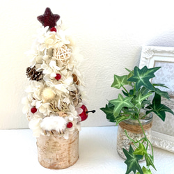 creema限定1点 クリスマスセール2023 クリスマスコフレ ホワイトクリスマスリースとツリーのセット 冬の福袋 14枚目の画像