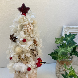 creema限定1点 クリスマスセール2023 クリスマスコフレ ホワイトクリスマスリースとツリーのセット 冬の福袋 18枚目の画像