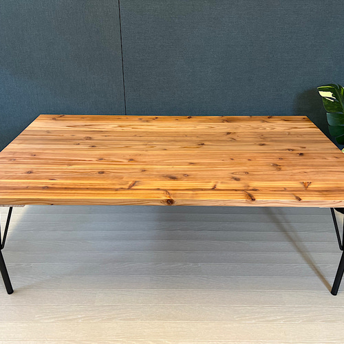 【送料無料】 ローテーブル 長方形 120cm 70cm 杉 アイアン ロ型脚 送料無料】 ローテーブル 長方形 120cm 70cm 杉 アイアン4本脚 ロー