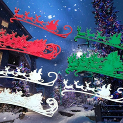 早割クリスマス2023 ダイカット サンタクロース 15枚 コラージュ素材 1枚目の画像