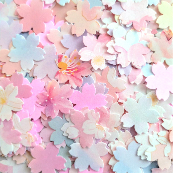さくら 桜 200枚 クラフトパンチ 大量 デザインペーパー その他