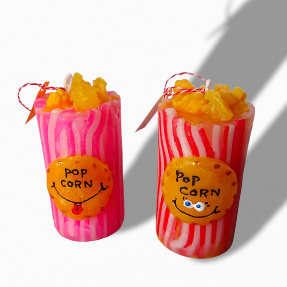 デザインキャンドル popcorn☆  e793 1枚目の画像