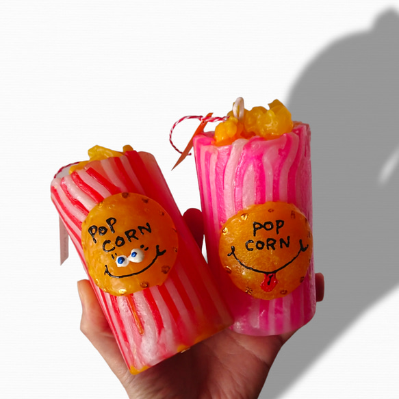 デザインキャンドル popcorn☆  e793 2枚目の画像