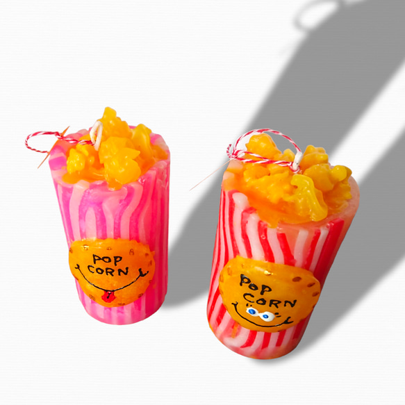 デザインキャンドル popcorn☆  e793 5枚目の画像