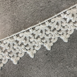 2m レーヨンケミカルレース 蔓草柄 日本製 lace-No,140 4枚目の画像