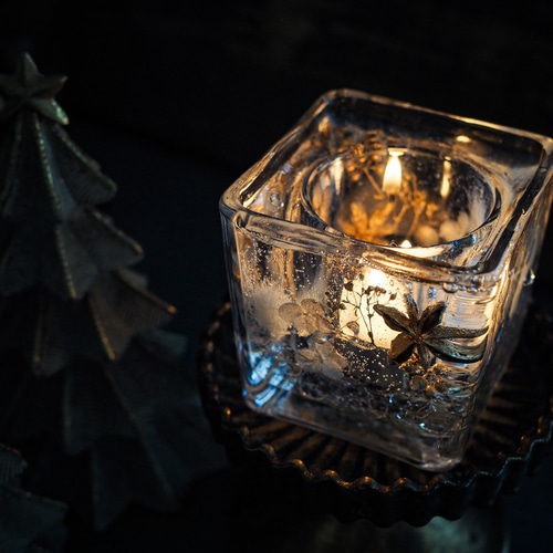 おまとめ　　 HARMONIERミニツリー＆キャンドルホルダー、キャンドルセット アントラーキャンドルホルダー｜クリスマス雑貨の通販