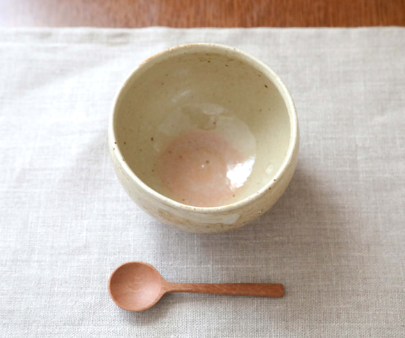 【SALE】藁灰釉のお湯のみ 1 ＊ カフェオレやスープなどにも 2枚目の画像