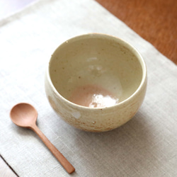 【SALE】藁灰釉のお湯のみ 1 ＊ カフェオレやスープなどにも 3枚目の画像