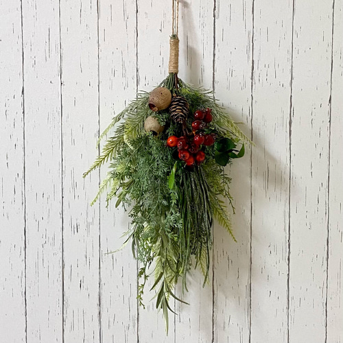 送料無料】アーティフィシャルベリーのハンギンググリーン シンプル