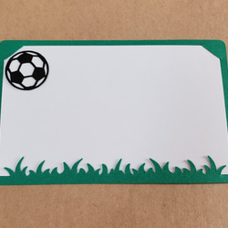 サッカーボール コメントカード10枚 3枚目の画像
