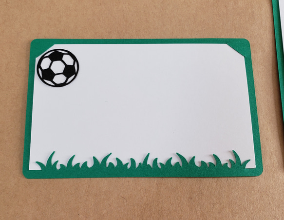 サッカーボール コメントカード10枚 3枚目の画像