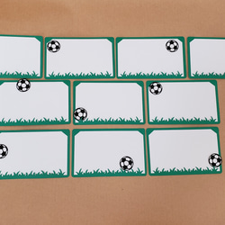 サッカーボール コメントカード10枚 1枚目の画像