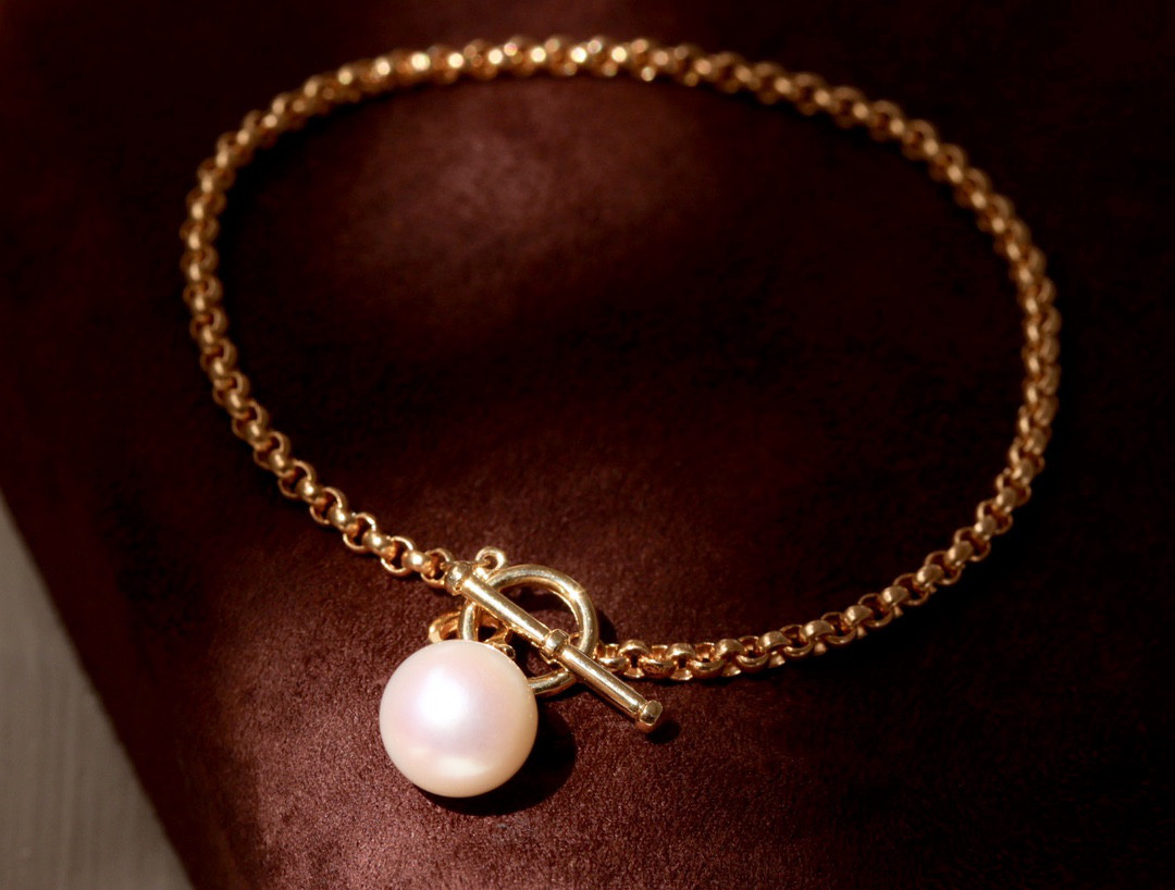 あこや真珠 ブレスレットk18 ブレスレット パール大好き(購入前に