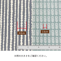 110×50 生地 布 pataco 綿シーチング ブラック×ライム×グレー 50cm単位販売 コットン100％ 5枚目の画像