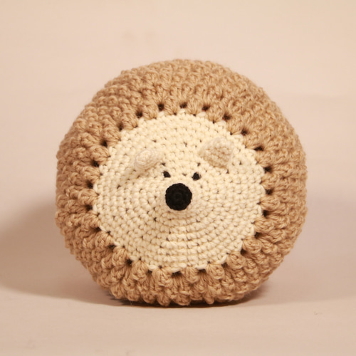 再販）ハリネズミニット帽子（子ども用） 帽子(ベビー・キッズ) jyojyo