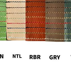 【色組み合わせ自由】フラップ二つ折り革財布 10枚目の画像