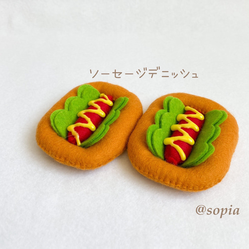 フェルトままごと パン屋さん その他雑貨 sopia 通販 14826689｜Creema