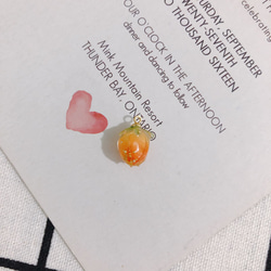 [a-00911]チャーム いちご 樹脂 かわいい フルーツ 苺 [2個入] アクセサリー パーツ ハンドメイド 7枚目の画像