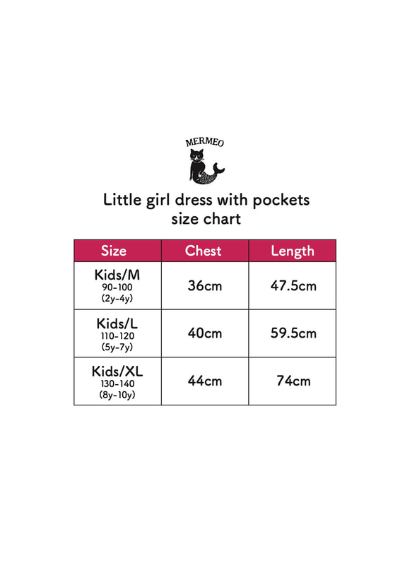 MERMEO【KOP-1】110-120 | ポケット付きワンピース 9枚目の画像
