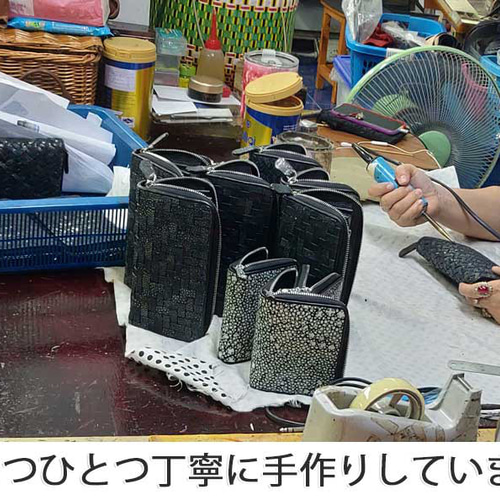 カービング財布 カービングウォレット ターコイズ ウォレットチェーン