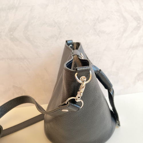 SALE》新品 最高級 本革 クロコダイル ショルダーバッグ 黒 フォーマル