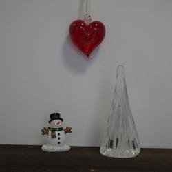 [Creema Limited] 玻璃聖誕樹和心形裝飾品 第3張的照片