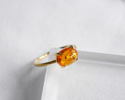 タ*君様 Bizarre ビザール(琥珀)アンバー silver925 リング [silver925