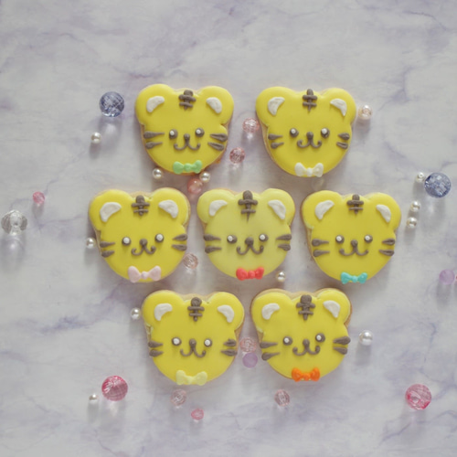 アイシングクッキー トラ7枚】アイシングクッキー クッキー Kitty Sweets 通販 14827740