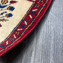 約30cm角パキスタン手織り絨毯　ミニラグ　ディスプレイにも 6枚目の画像