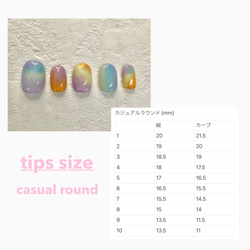 【準備中】Sample tips (サイズ計測が不安な方向けのクリアチップサンプル) 2枚目の画像