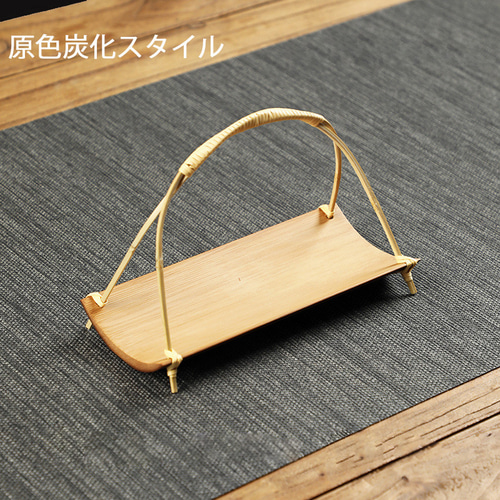 手編み竹器】竹製のお盆 小皿 BamBoo 通販 14827970｜Creema(クリーマ