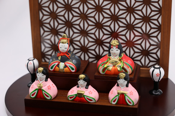 【数量限定】ひな人形　ひな祭り　Hina festival　小さいひな人形　フルセット 7枚目の画像