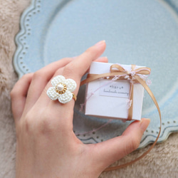 SWAROVSKI ☆ 2粒リング ☆ スワロフスキーリング 指輪・リング